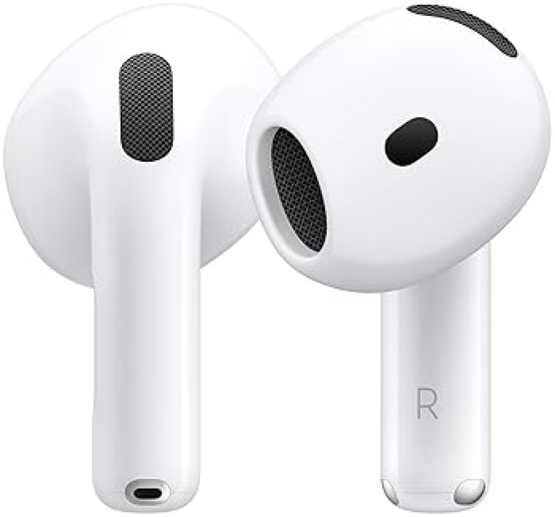 APPLE AIRPODS 4 WIRELESS EARBUDS WITH ANC, ADAPTIVE AUDIO, SPATIAL AUDIO USB-C CASE APPLECARE