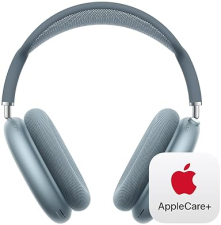 APPLE AIRPODS MAX BLUE OVER-EAR WIRELESS HEADPHONES WITH ACTIVE NOISE CANCELLATION APPLECARE