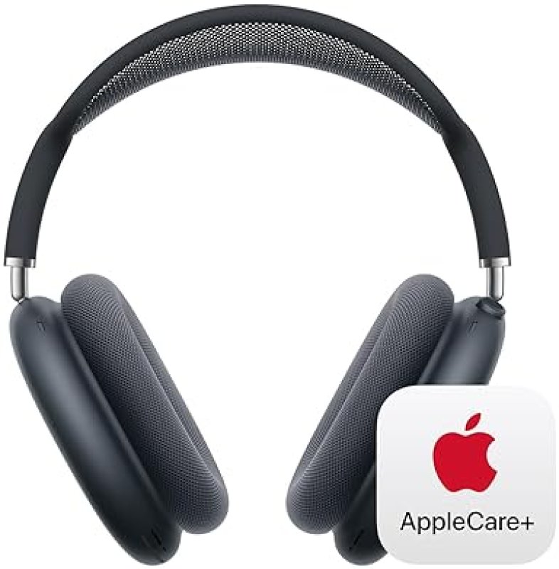 APPLE AIRPODS MAX OVER-EAR WIRELESS HEADPHONES, ACTIVE NOISE CANCEL, SPATIAL AUDIO, MIDNIGHT
