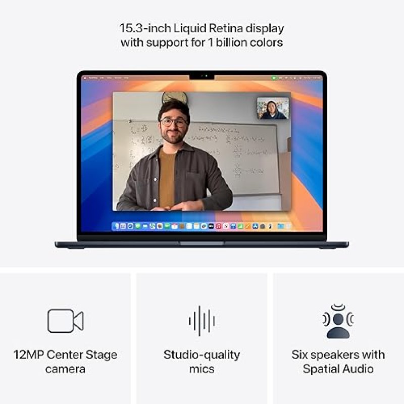 APPLE MACBOOK AIR 15 2025 M4 CHIP LAPTOP, 16GB RAM, 512GB SSD, LIQUID RETINA, TOUCH ID