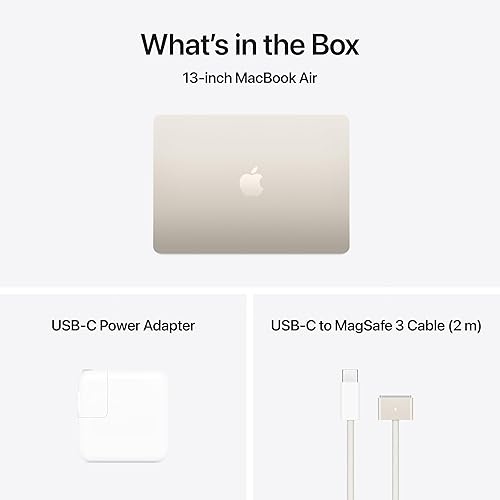 APPLE MACBOOK AIR 13.6 2025 M4 CHIP, 24GB RAM, 512GB SSD, TOUCH ID, STARLIGHT COLOR