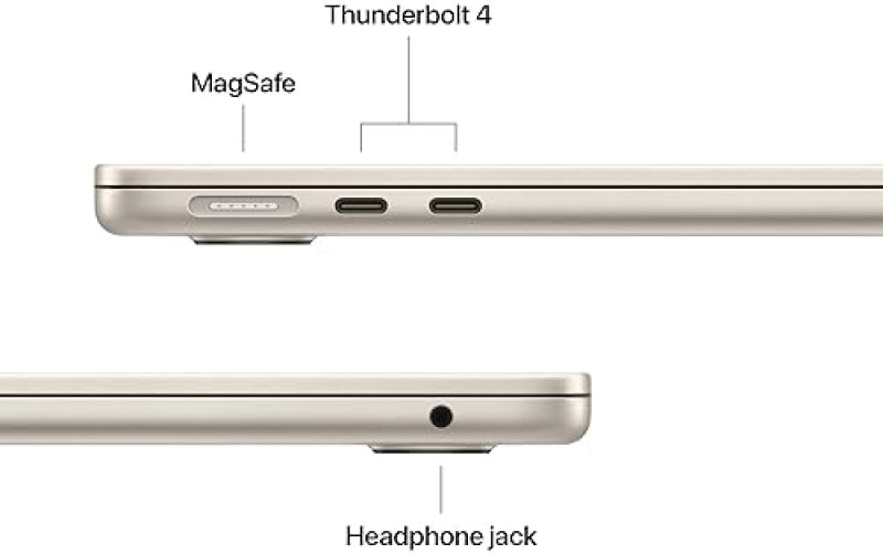 APPLE MACBOOK AIR 13.6 2025 M4 CHIP, 16GB RAM, 256GB SSD, TOUCH ID, STARLIGHT COLOR