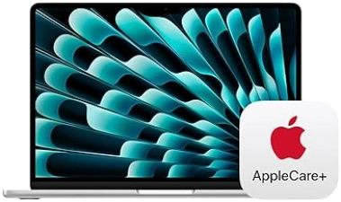 APPLE MACBOOK AIR 13.6 2025 M4 CHIP, 16GB RAM, 512GB SSD, TOUCH ID, SILVER 3-YEAR APPLECARE