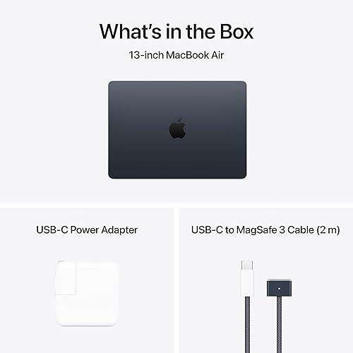 APPLE 2025 MACBOOK AIR 13.6 M4 CHIP, 24GB RAM, 512GB SSD, TOUCH ID, MIDNIGHT APPLECARE