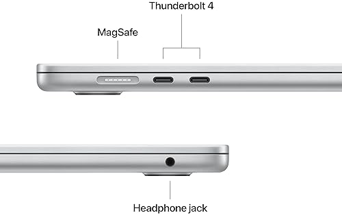 APPLE MACBOOK AIR 15 2025 M4 CHIP, 16GB RAM, 512GB SSD, TOUCH ID, SILVER APPLECARE 3Y