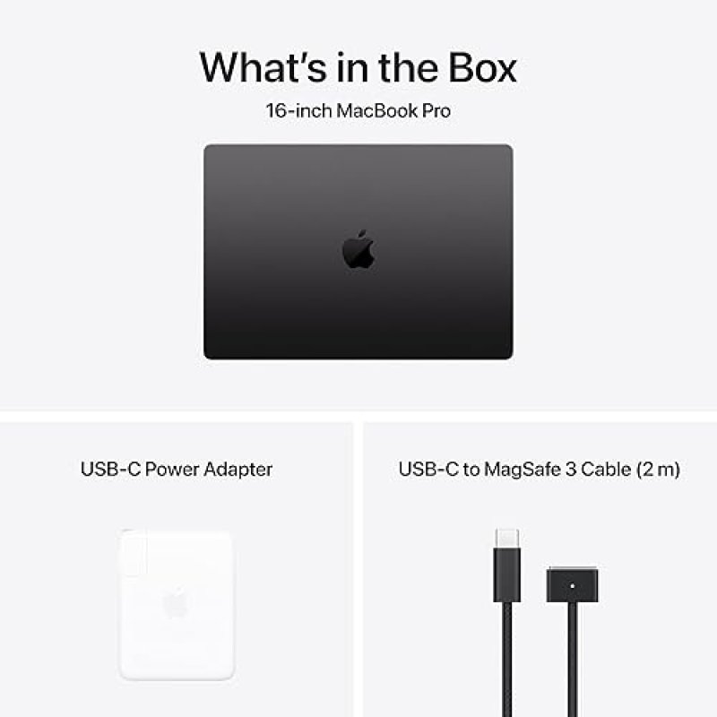 APPLE 2024 MACBOOK PRO 14 M4 MAX, 14-CORE CPU, 32-CORE GPU, 36GB RAM, 1TB SSD, SPACE BLACK
