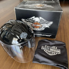 HARLEY-DAVIDSON HELMET HLMT-3/4,W/RETR.SUNSHI