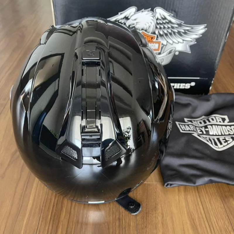 HARLEY-DAVIDSON HELMET HLMT-3/4,W/RETR.SUNSHI