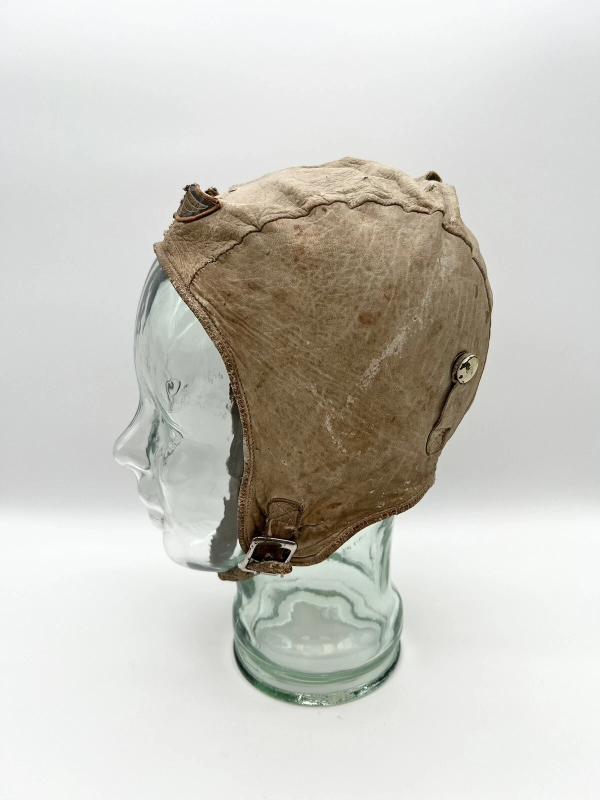 HARLEY DAVIDSON LEATHER CLIPPER MOTORCYCLE HELMET CAP SKULL CAP