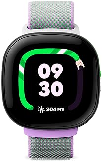 FITBIT ACE LTE KIDS SMARTWATCH - GPS, CALLS, MESSAGES, GAMES - SPICY MOOVIN - DATA PLAN REQ