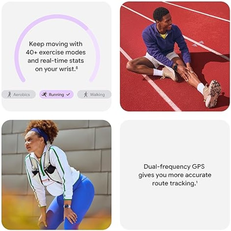 FITBIT GOOGLE PIXEL WATCH 4 41MM ANDROID SMARTWATCH HEART RATE, SLEEP, FITNESS TRACKING, 30H BATTERY