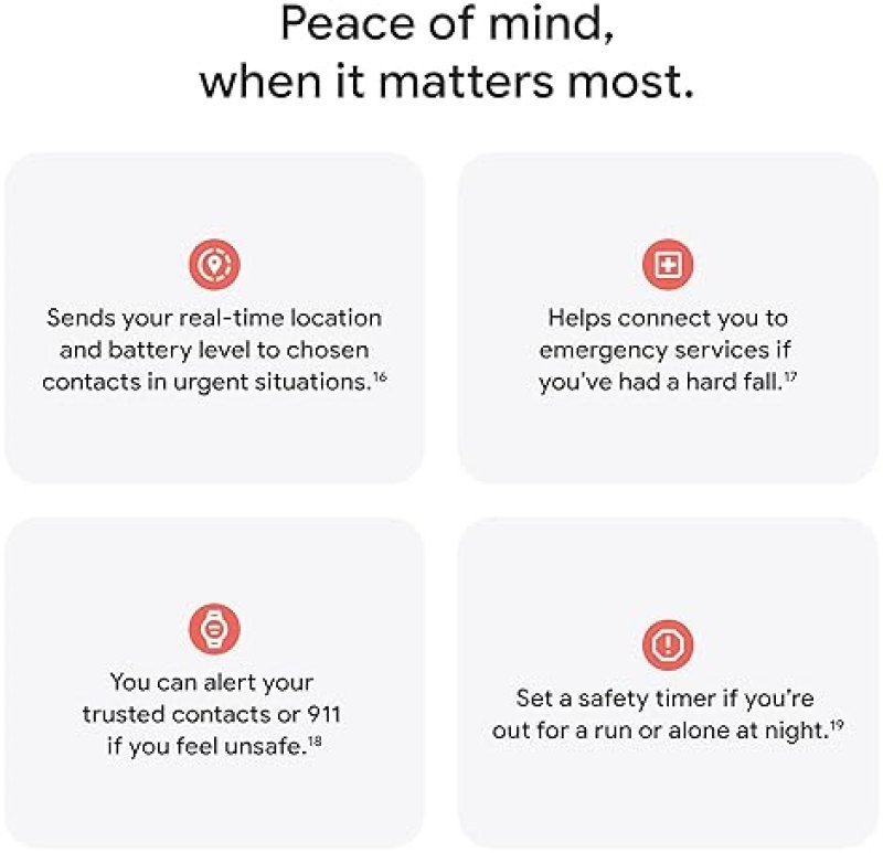 FITBIT GOOGLE PIXEL WATCH 4 LTE 2025 45MM - HEART SLEEP TRACKING, FITNESS, GOOGLE AI, BLACK, ANDROID