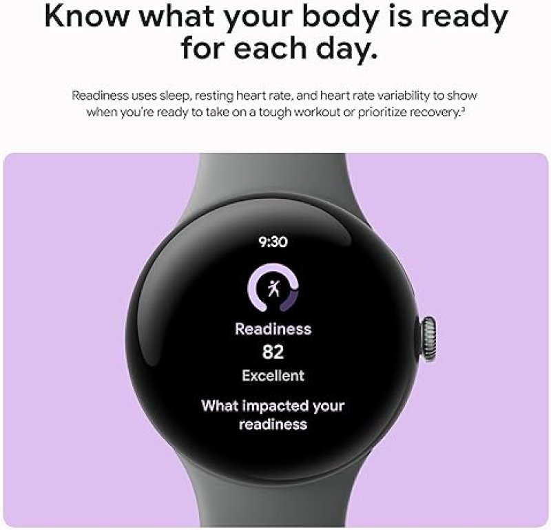 FITBIT GOOGLE PIXEL WATCH 3 2024, 41MM ANDROID SMARTWATCH, HEART RATE, FITNESS, 24H BATTERY, OBSIDIAN