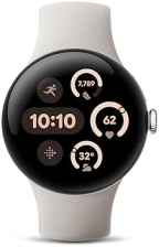 FITBIT GOOGLE PIXEL WATCH 3 41MM 2024 ANDROID SMARTWATCH, HEART RATE, FITNESS, 24H BATTERY, SILVER, WI-FI