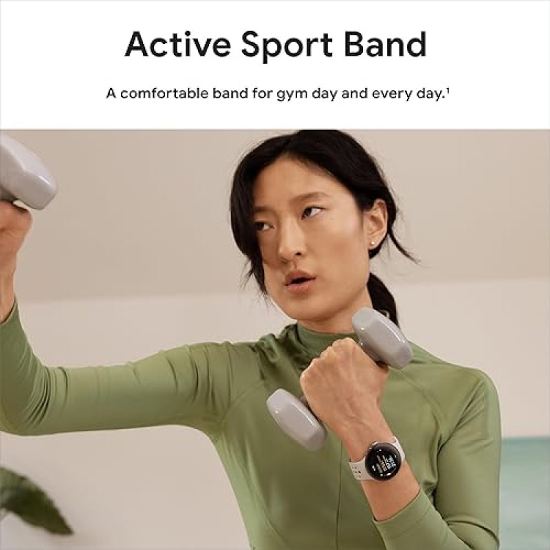 FITBIT GOOGLE ACTIVE SPORT BAND FOR PIXEL WATCH 1 2 3 41MM , PORCELAIN SMALL COMPATIBLE REPLACEMENT STRAP