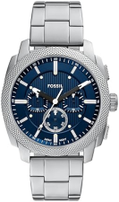 FOSSIL MENS MACHINE CHRONOGRAPH WATCH, STAINLESS STEEL, WATER RESISTANT, QUARTZ MOVEMENT