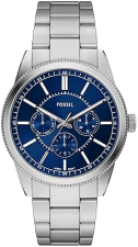FOSSIL MENS PEARSON MULTIFUNCTION STAINLESS STEEL WATCH CHRONOGRAPH, WATER RESISTANT, SILVER