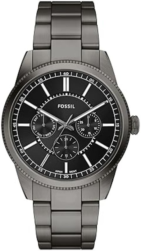 FOSSIL MENS PEARSON MULTIFUNCTION STAINLESS STEEL WATCH, CHRONOGRAPH, WATER RESISTANT