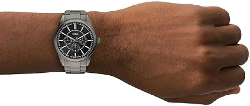 FOSSIL MENS PEARSON MULTIFUNCTION STAINLESS STEEL WATCH, CHRONOGRAPH, WATER RESISTANT