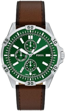 FOSSIL MENS GARRETT TWO-TONE STAINLESS STEEL MULTIFUNCTION WATCH SILVER GOLD WRISTWATCH