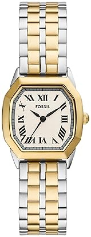 FOSSIL HARLOW WOMENS STAINLESS STEEL BRACELET WATCH THREE-HAND ANALOG WRISTWATCH