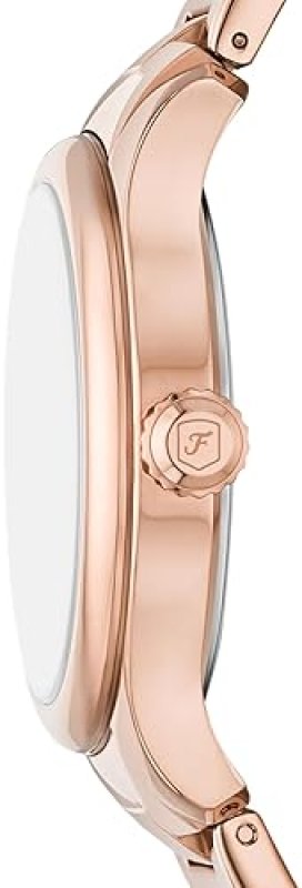 FOSSIL WOMENS GILMORE THREE-HAND DATE WATCH ELEGANT STAINLESS STEEL LADIES WRISTWATCH