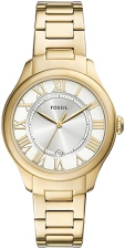 FOSSIL WOMENS GILMORE THREE-HAND DATE WATCH ELEGANT STAINLESS STEEL LADIES WRISTWATCH