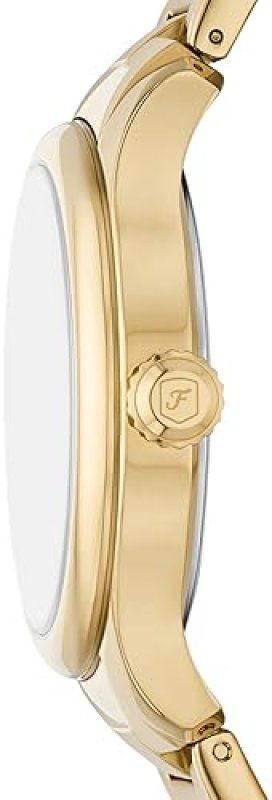 FOSSIL WOMENS GILMORE THREE-HAND DATE WATCH ELEGANT STAINLESS STEEL LADIES WRISTWATCH