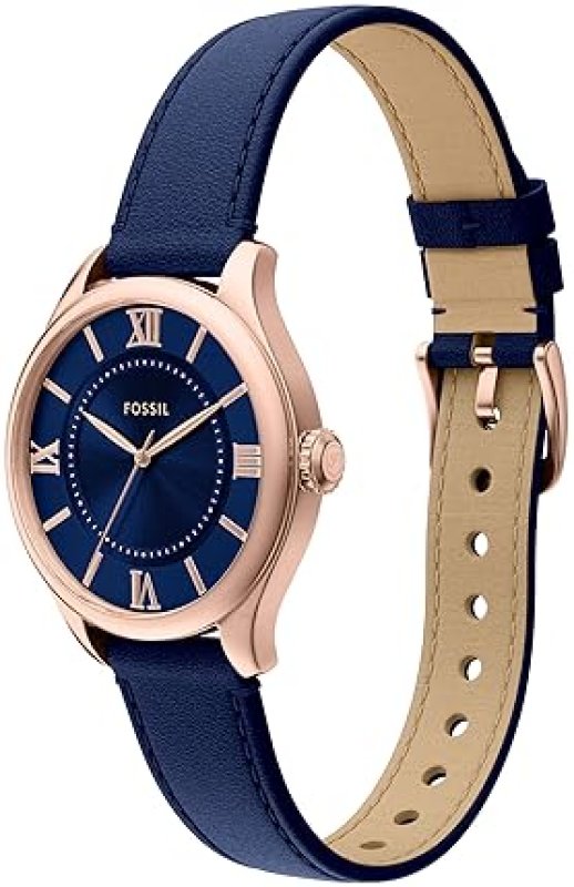 FOSSIL GILMORE WOMENS WATCH THREE-HAND ANALOG WITH DATE DISPLAY, STAINLESS STEEL BRACELET