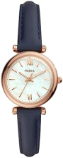 FOSSIL CARLIE WOMEN S QUARTZ STAINLESS STEEL WATCH ELEGANT THREE-HAND LADIES WRISTWATCH