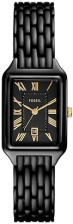 FOSSIL RAQUEL WOMENS STAINLESS STEEL QUARTZ WATCH ELEGANT THREE-HAND ANALOG WRISTWATCH