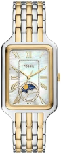 FOSSIL RAQUEL WOMENS QUARTZ STAINLESS STEEL WATCH ELEGANT THREE-HAND ANALOG TIMEPIECE