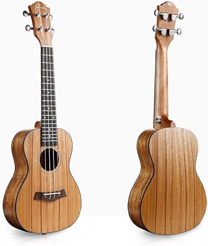 RANCH 23 CONCERT UKULELE STARTER KIT FOR BEGINNERS 12 ONLINE LESSONS, BAG, TUNER, AQUILA STRINGS