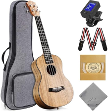 RANCH 26 TENOR UKULELE STARTER KIT FOR BEGINNERS GIG BAG, TUNER, STRAP, LESSONS AQUILA STRINGS