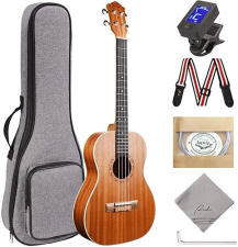 RANCH 30-INCH BARITONE UKULELE BEGINNER KIT UKE, GIG BAG, TUNER, STRAP TOOLS BUNDLE