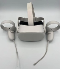 OCULUS QUEST 2 128GB ALL-IN-ONE VR HEADSET ADVANCED VIRTUAL REALITY GAMING SET, WHITE