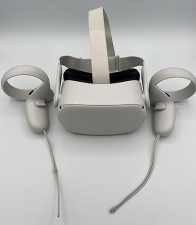 OCULUS QUEST 2 128GB ALL-IN-ONE VR HEADSET ADVANCED VIRTUAL REALITY GAMING SET, WHITE