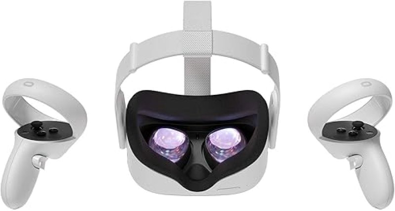 OCULUS QUEST 2 VR HEADSET 256GB ADVANCED ALL-IN-ONE SET, WHITE RENEWED VIRTUAL REALITY