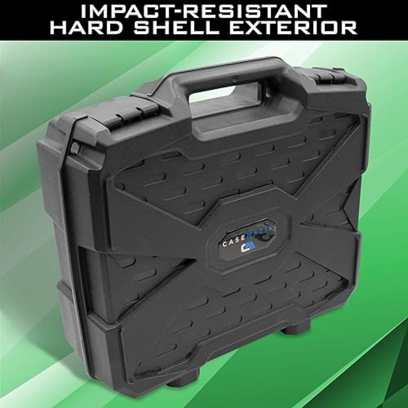 CASEMATIX HARD SHELL TRAVEL CASE FOR XBOX SERIES S CONSOLE, CONTROLLERS ACCESSORIES PROTECTIVE FOAM
