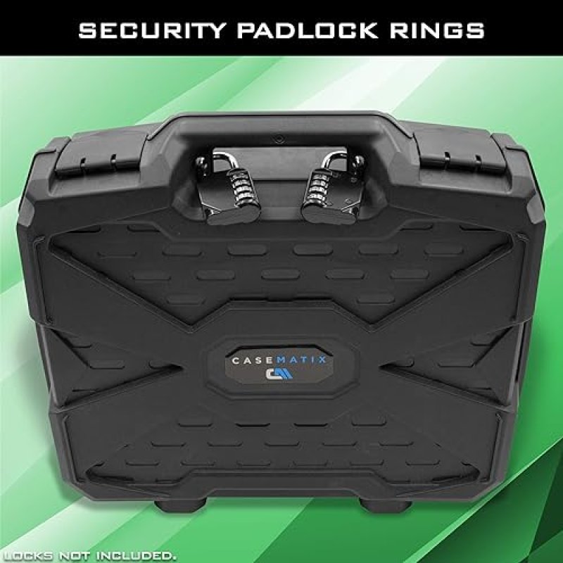 CASEMATIX HARD SHELL TRAVEL CASE FOR XBOX SERIES S CONSOLE, CONTROLLERS ACCESSORIES PROTECTIVE FOAM