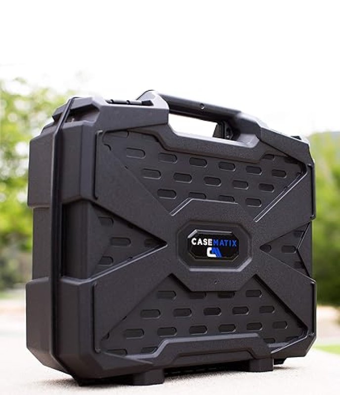 CASEMATIX HARD SHELL TRAVEL CASE FOR XBOX SERIES S CONSOLE, CONTROLLERS ACCESSORIES PROTECTIVE FOAM