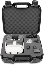 CASEMATIX HARD CASE FOR META QUEST 3S 3 2 VR HEADSETS FITS 256GB 128GB 64GB ACCESSORIES