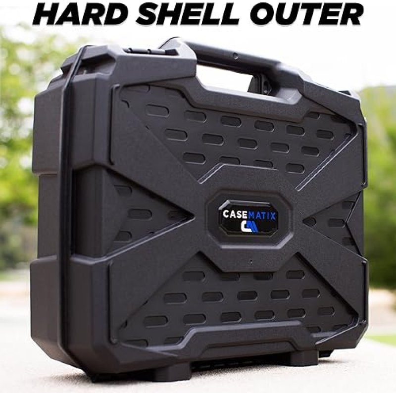CASEMATIX TRAVEL CASE FOR META QUEST 3 3S ELITE STRAP BUNDLE IMPACT RESISTANT VR HEADSET CASE