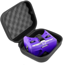 CASEMATIX VR HEADSET CASE FOR MERGE VR PROTECTIVE TRAVEL CASE WITH HANDLE PADDED FOAM INTERIOR, CASE ONLY
