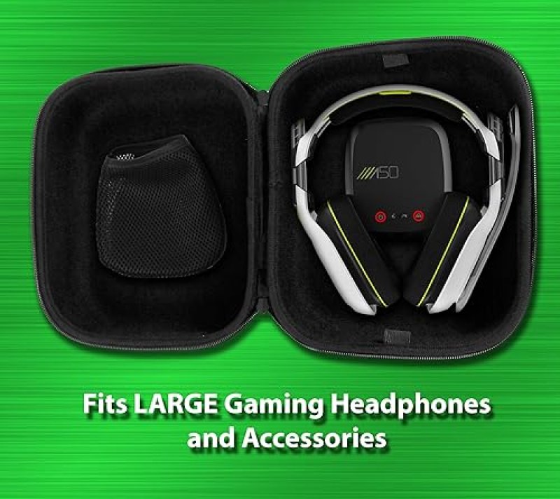 CASEMATIX GAMING HEADPHONE CASE FOR RAZER KRAKEN X, CHROMA, MAN O WAR, TIAMAT PROTECTIVE CASE ONLY