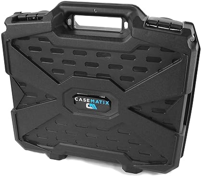 CASEMATIX GRADED CARD CASE FOR 60 PSA BGS SGC SPORTS TRADING CARDS, RUGGED STORAGE BOX WITH FOAM