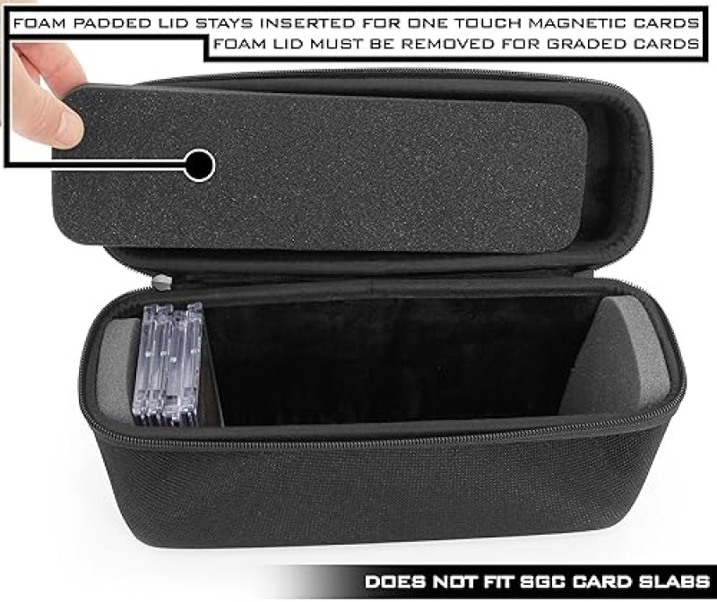 CASEMATIX GRADED CARD CASE FITS 30 PSA BGS CGC SLABS SPORTS TRADING CARD STORAGE BOX