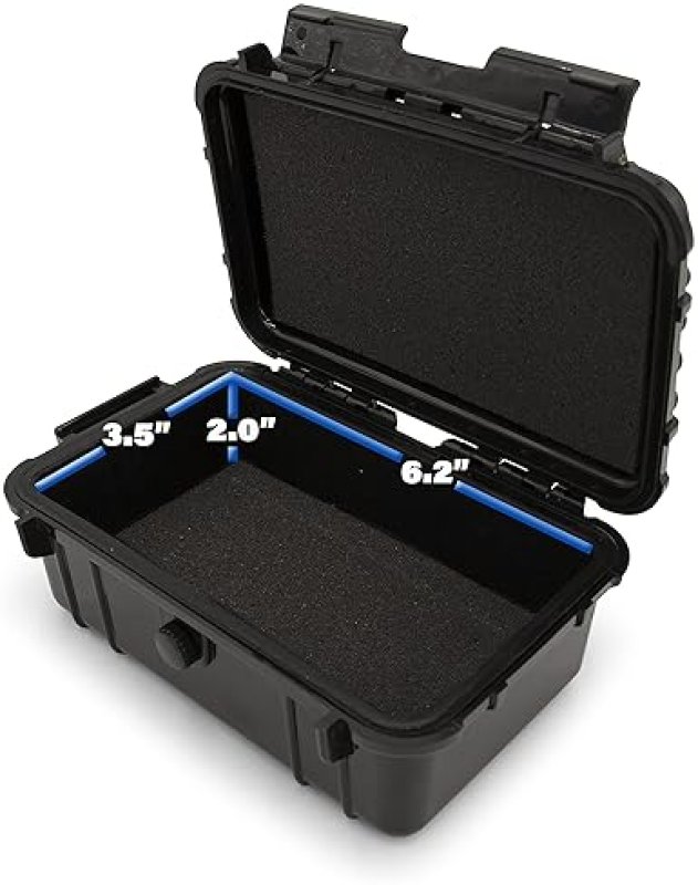 CASEMATIX WATERPROOF GRADED CARD CASE FOR 6 BGS, 8 PSA, FGS SPORTS TRADING CARDS WITH FOAM INSERTS