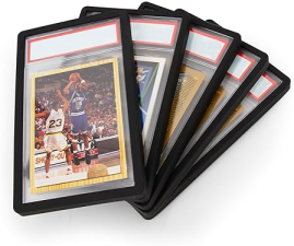 CASEMATIX GRADED CARD CASE WITH BUMPER GUARDS FOR PSA POKEMON, YUGIOH, MTG 5 SLEEVES INCLUDED