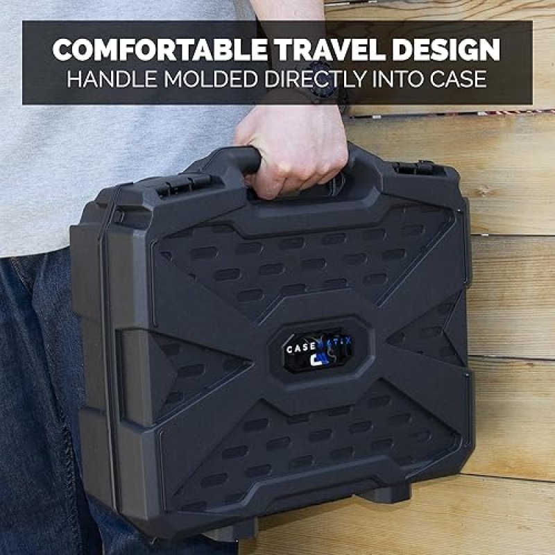 CASEMATIX TRADING CARD STORAGE BOX FITS 450 TOPLOADERS OR 100 ONE TOUCH HOLDERS, 12 DIVIDERS